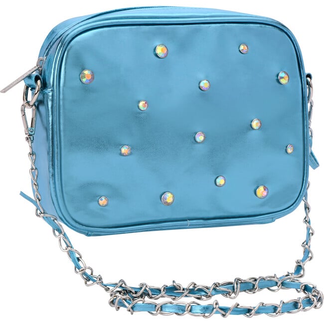 Candy Gem Crossbody Bag, Blue - Bags - 2