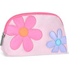 Pretty Petals Oval Cosmetic Bag, Pink - Bags - 3