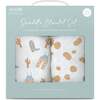 JuJuBe × Studio Oh! Printed Swaddle Blanket Sets, Howdy Partner Blue (Pack Of 2) - Swaddles - 1 - thumbnail