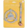 JuJuBe × Studio Oh! Silicone Teether Ring With Detachable Clip, Happy Baby Vibes - Teethers - 1 - thumbnail