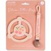 JuJuBe × Studio Oh! Silicone Teether Ring With Detachable Clip, Cherry Cute By Doodle By Meg - Teethers - 1 - thumbnail