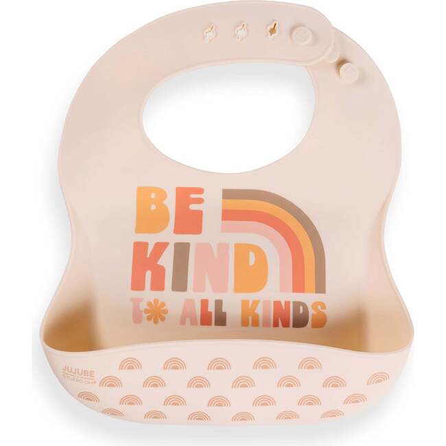JuJuBe × Studio Oh! Silicone Bibs, Be Kind Rainbows - Bibs - 2