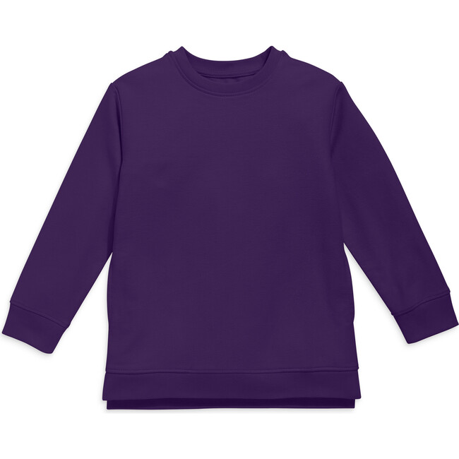 Pocket Tunic Sweatshirt, Grape