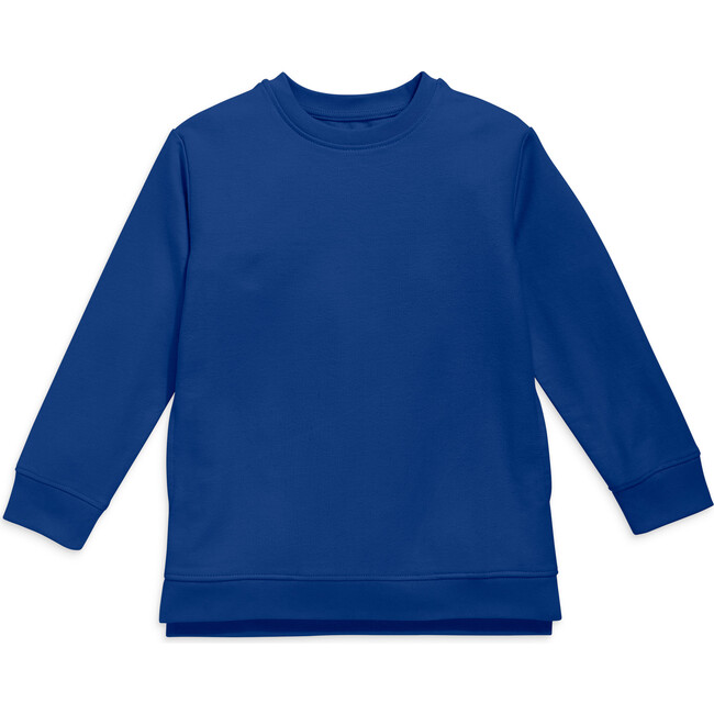 Pocket Tunic Sweatshirt, Cobalt