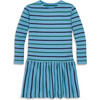 Explorer Dress In Stripe, Cornflower Multi Stripe - Dresses - 1 - thumbnail