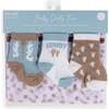 Baby Socks Trios With Zipper Wash Bag, Howdy Partner Blue (Pack Of 3) - Socks - 1 - thumbnail