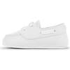 Eco Steps Boat Shoes, Snowy White - Dress Shoes - 1 - thumbnail