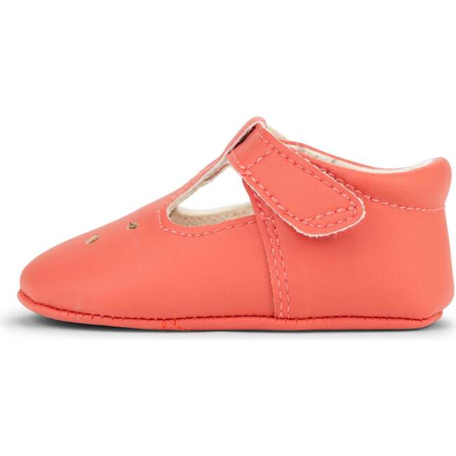 Eco Steps Velcro Strap Mary Jane Shoes, Strawberry Pink