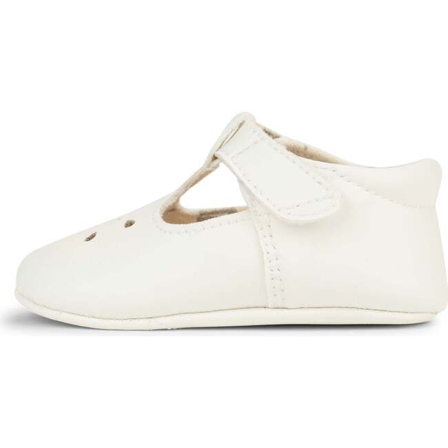 Eco Steps Velcro Strap Mary Jane Shoes, Snowy White