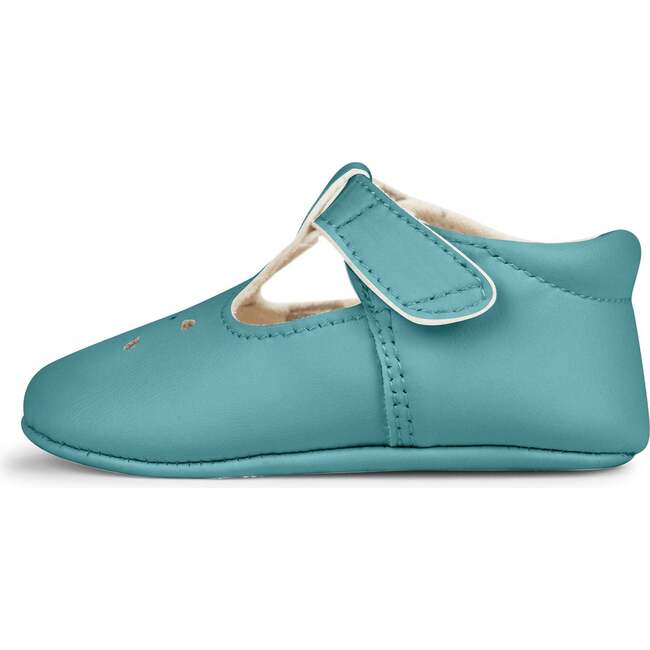Eco Steps Velcro Strap Mary Jane Shoes, Crystal Blue