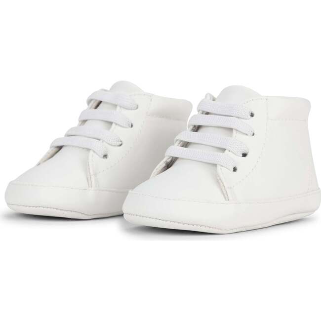 Eco Steps High-Top Sneakers, Bright White - Sneakers - 2