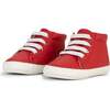 Eco Steps High-Top Sneakers, Red - Sneakers - 2