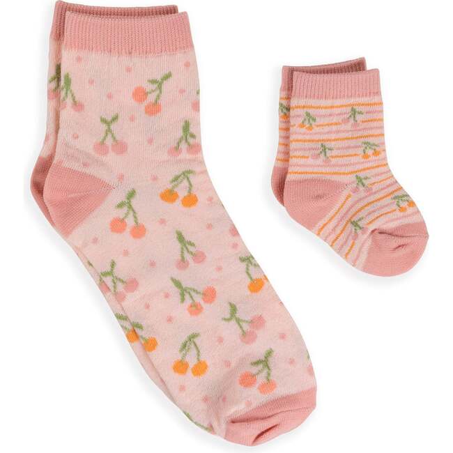 JuJuBe × Studio Oh! Mama & Me Sock Sets, Cherry Cute By Doodle By Meg - Socks - 3