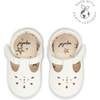 Eco Steps Velcro Strap Mary Jane Shoes, Snowy White - Mary Janes - 3