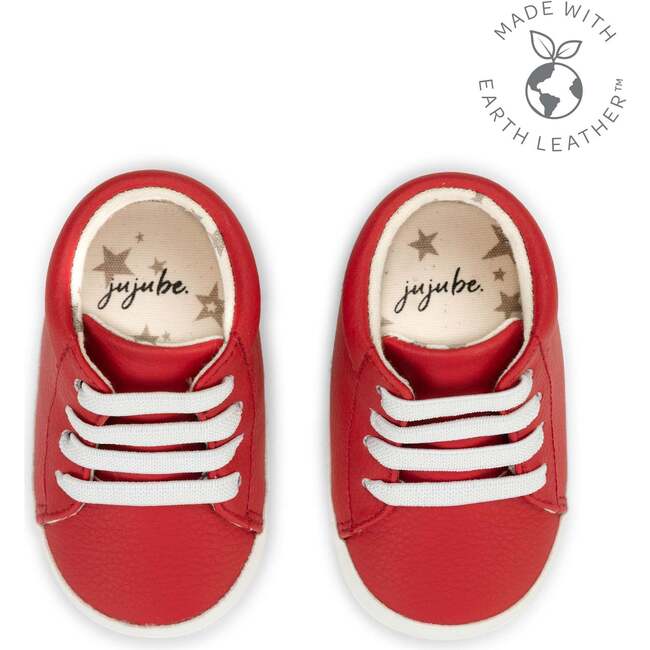 Eco Steps High-Top Sneakers, Red - Sneakers - 3