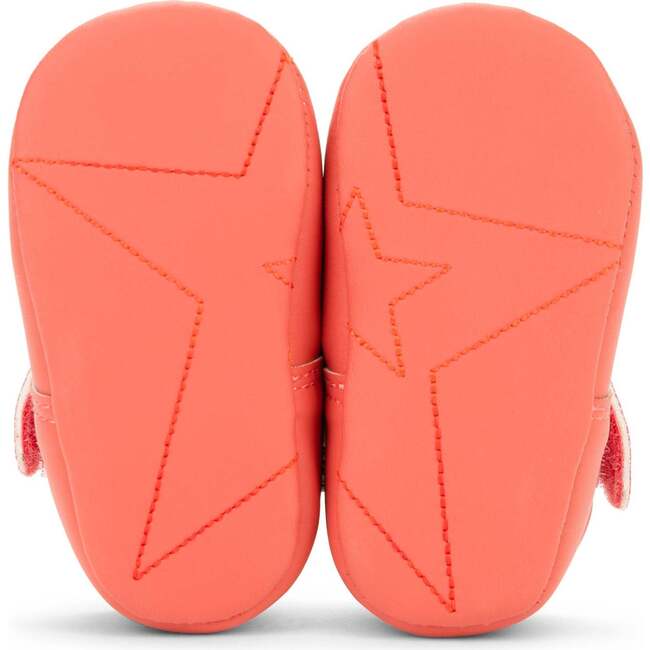 Eco Steps Velcro Strap Mary Jane Shoes, Strawberry Pink - Mary Janes - 4