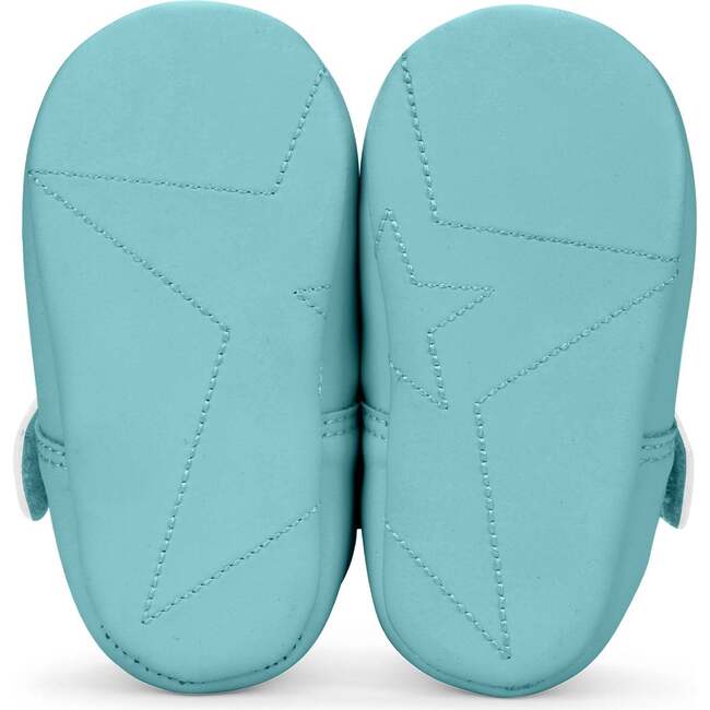 Eco Steps Velcro Strap Mary Jane Shoes, Crystal Blue - Mary Janes - 4
