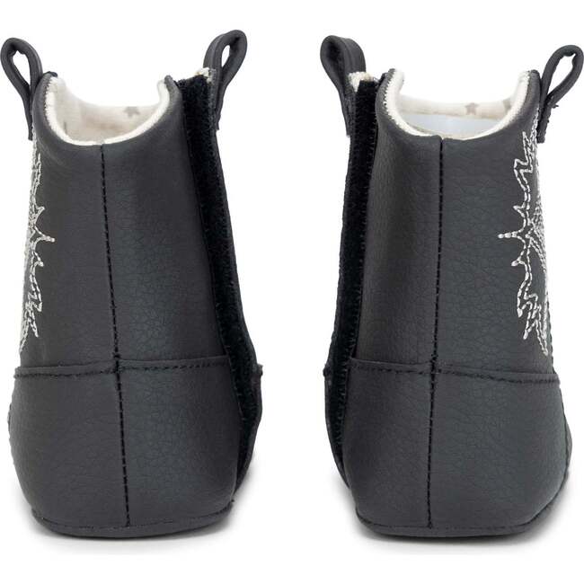 Eco Steps Velcro Western Boots, Black - Boots - 5