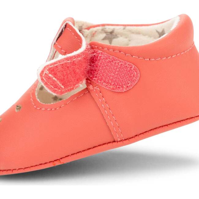 Eco Steps Velcro Strap Mary Jane Shoes, Strawberry Pink - Mary Janes - 6
