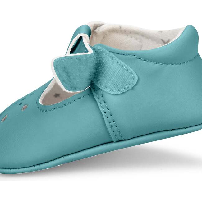 Eco Steps Velcro Strap Mary Jane Shoes, Crystal Blue - Mary Janes - 6
