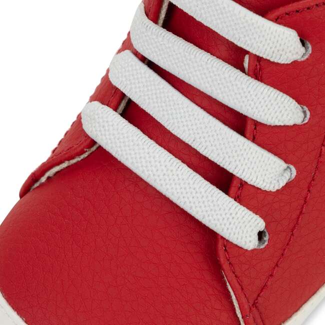 Eco Steps High-Top Sneakers, Red - Sneakers - 6