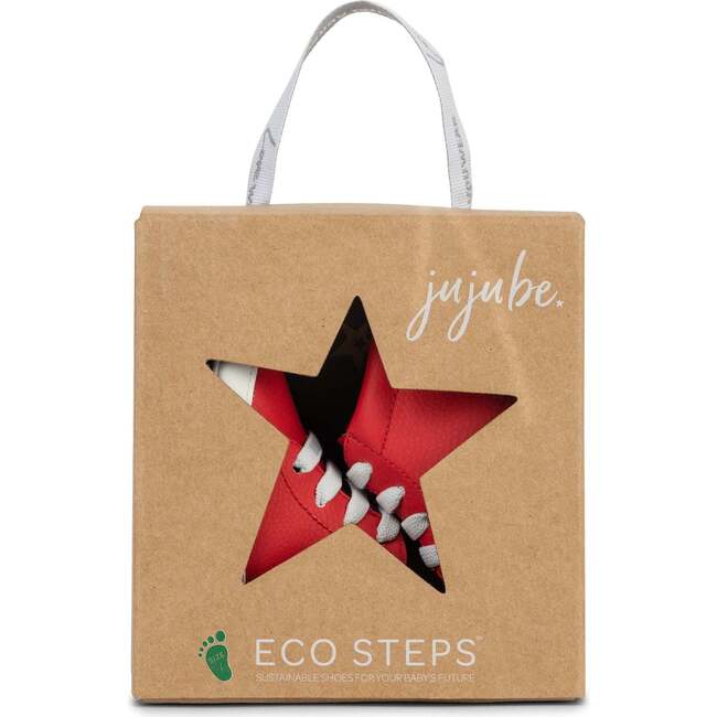 Eco Steps High-Top Sneakers, Red - Sneakers - 7