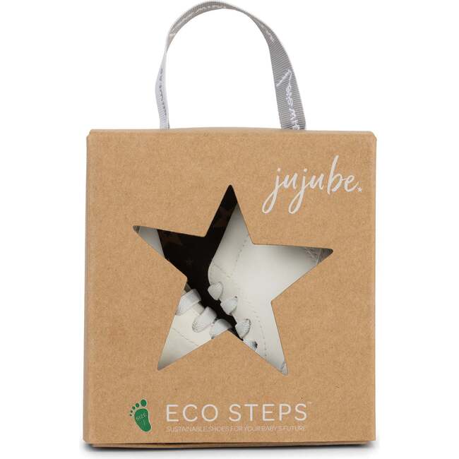 Eco Steps High-Top Sneakers, Snowy White - Sneakers - 7