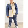 Kennedy Quilted Sherpa Zip Jacket, Washed Indigo - Fleece & Sherpa Jackets - 2