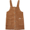 Georgia Corduroy Jumper, Chipmunk - Dresses - 1 - thumbnail