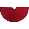 Christmas Tree Skirt, Garnet Red Classic Velvet - Tree Skirts - 1 - thumbnail