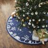 Christmas Tree Skirt, Navy Village Scene - Tree Skirts - 3