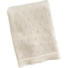 Pique Baby Blanket, Cream - Blankets - 1 - thumbnail