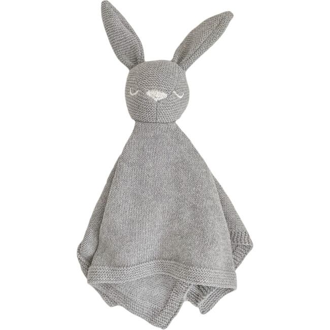 Bailey Bunny Baby Lovey Cuddle Cloth Blanket Toy Gift, Grey
