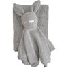 Pique Blanket & Bailey Bunny Lovey Set, Grey - Mixed Gift Sets - 1 - thumbnail