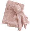 Pique Blanket & Harper Bear Lovey Set, Blush - Mixed Gift Sets - 1 - thumbnail