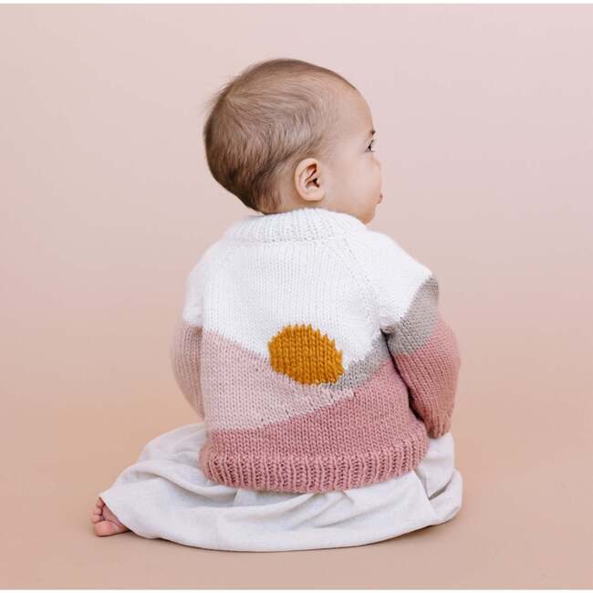Sunset Mountain Knit Cardigan, Rose - Cardigans - 2