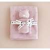 Pique Blanket & Harper Bear Lovey Set, Blush - Mixed Gift Sets - 2