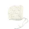 All-Over Popcorn-Knit Bonnet, Cream - Hats - 1 - thumbnail
