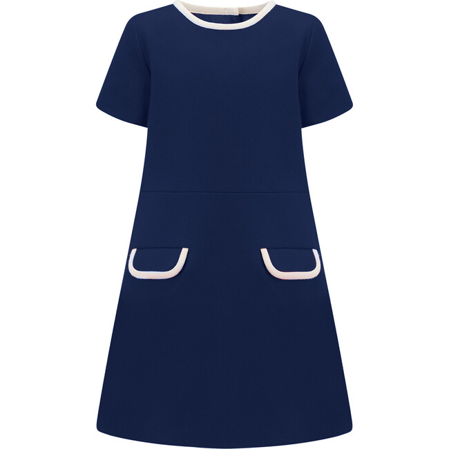 Kensington Girls Dress, Nautical Blue