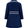 Belgravia Girls Coat, Nautical Blue - Wool Coats - 4