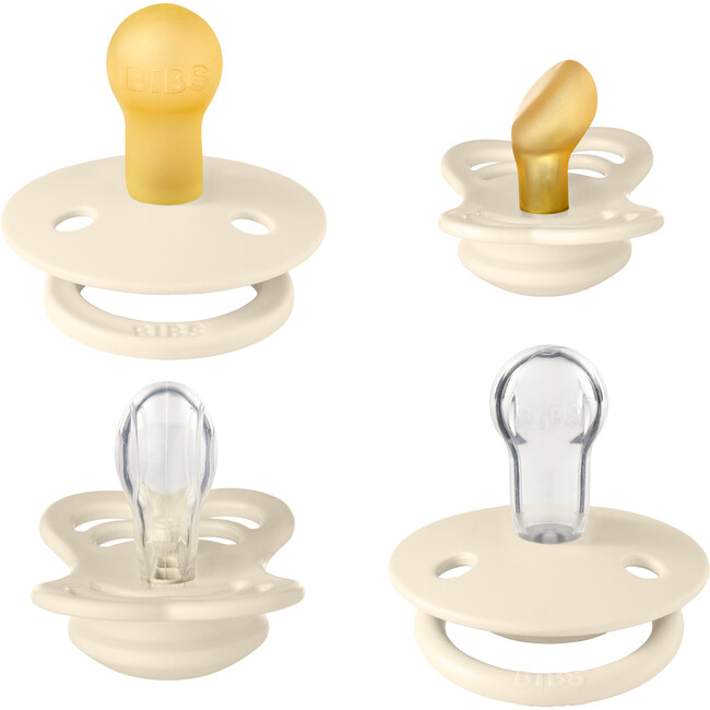 New Baby Try-It Pacifier Collection, Ivory