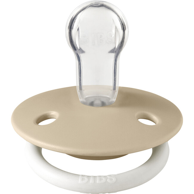 De Lux Silicone Pacifier, Blush GLOW & Vanilla GLOW (Pack Of 2) - Pacifiers - 2