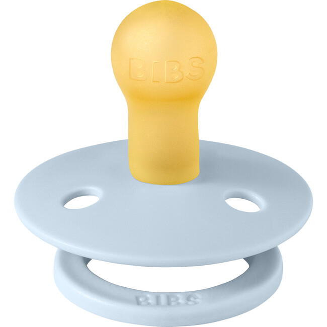 Colour Latex Pacifier, Iron & Baby Blue (Pack Of 2) - Pacifiers - 2