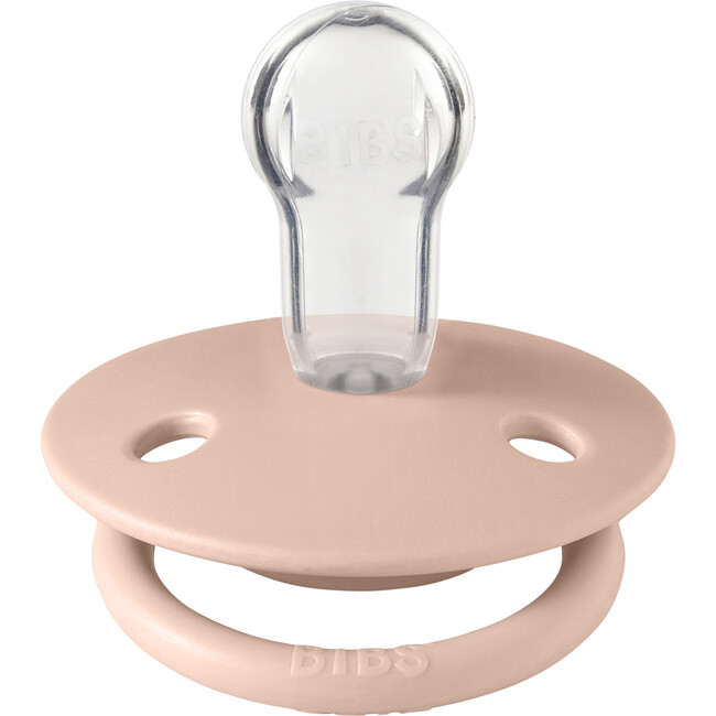 De Lux Silicone Pacifier, Ivory & Blush (Pack Of 2) - Pacifiers - 2