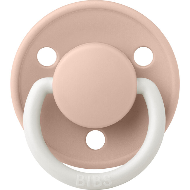 De Lux Silicone Pacifier, Blush GLOW & Vanilla GLOW (Pack Of 2) - Pacifiers - 3