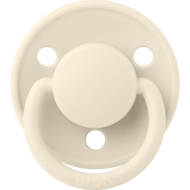 De Lux Silicone Pacifier, Ivory & Blush (Pack Of 2) - Pacifiers - 3