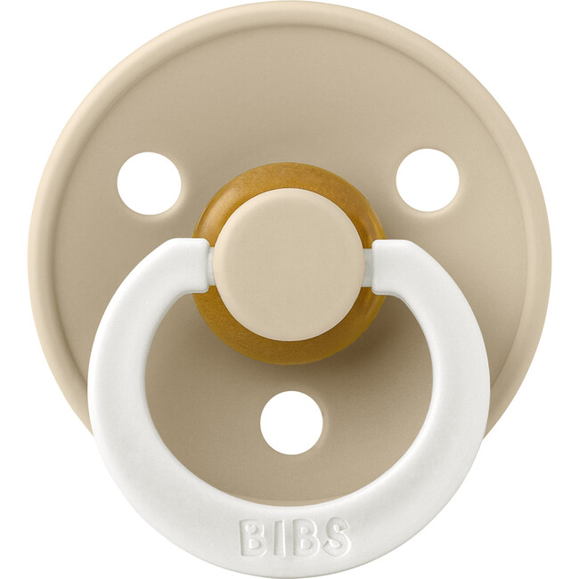 Colour Latex Pacifier, Vanilla GLOW & Dark Oak GLOW (Pack Of 2) - Pacifiers - 3