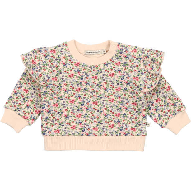 Seraphina Jersey Baby Sweater, Florals - Sweaters - 1