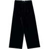 Velour Woman Pant 01, Yellow - Pants - 1 - thumbnail