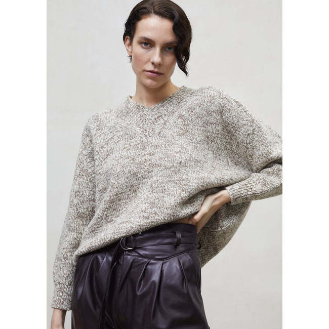 Valeria Woman Jumper, Cream - Sweaters - 2